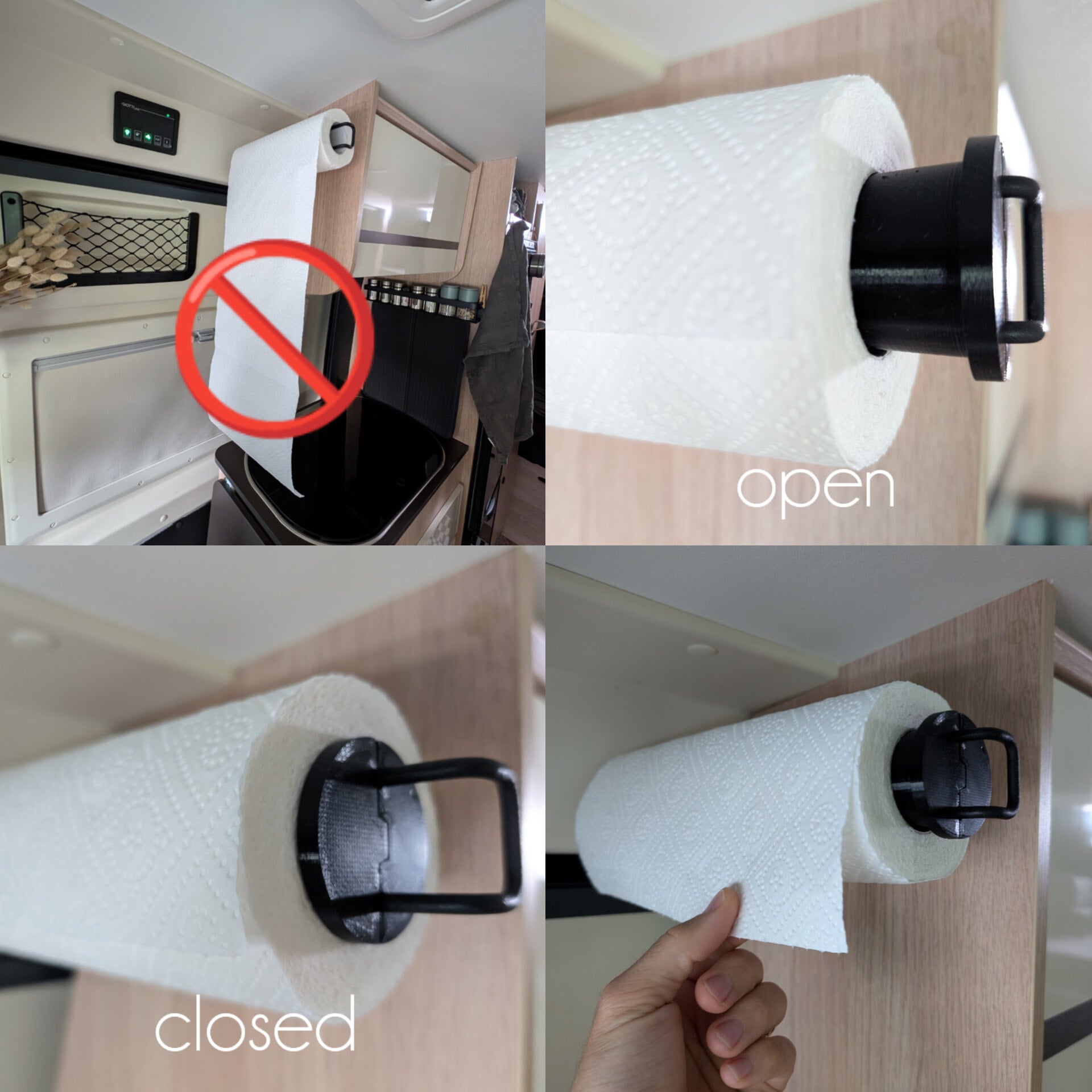 Küchenrollen ZEWA Stopper für Wandhalter